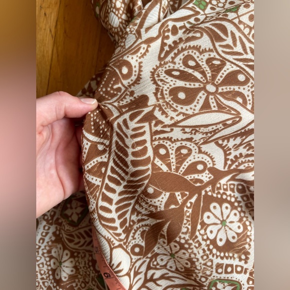 90s-Y2K Vintage Brown floral Sundress - Picture 8 of 9